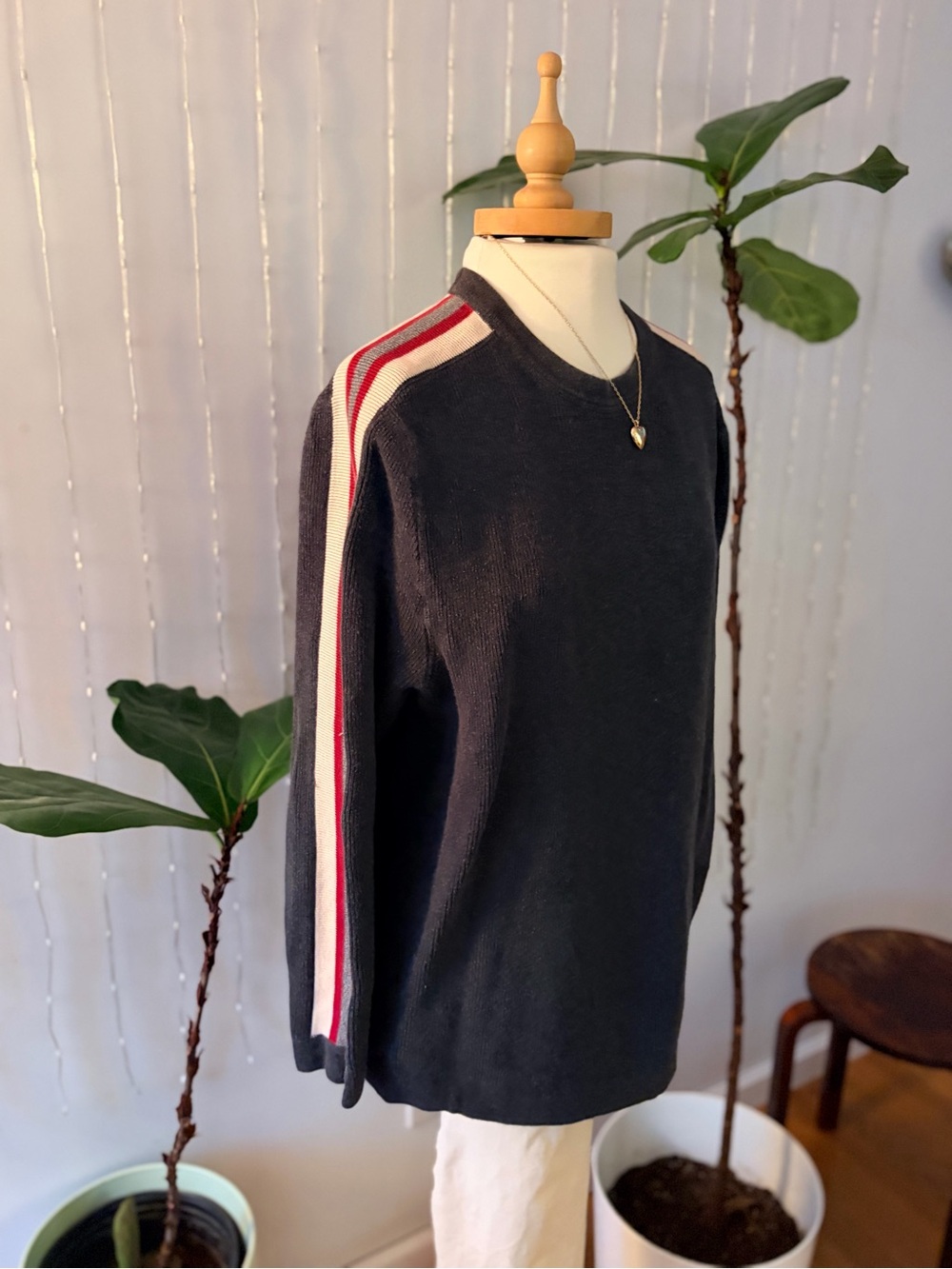 Vintage 1990s Eddie Bauer Sport Shop Crewneck Sweater | 100% Cotton | Gorpcore